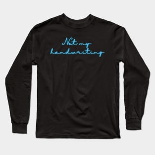 Handwritten typography Long Sleeve T-Shirt